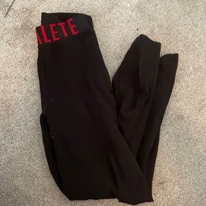 Black Alphalete Tight Joggers